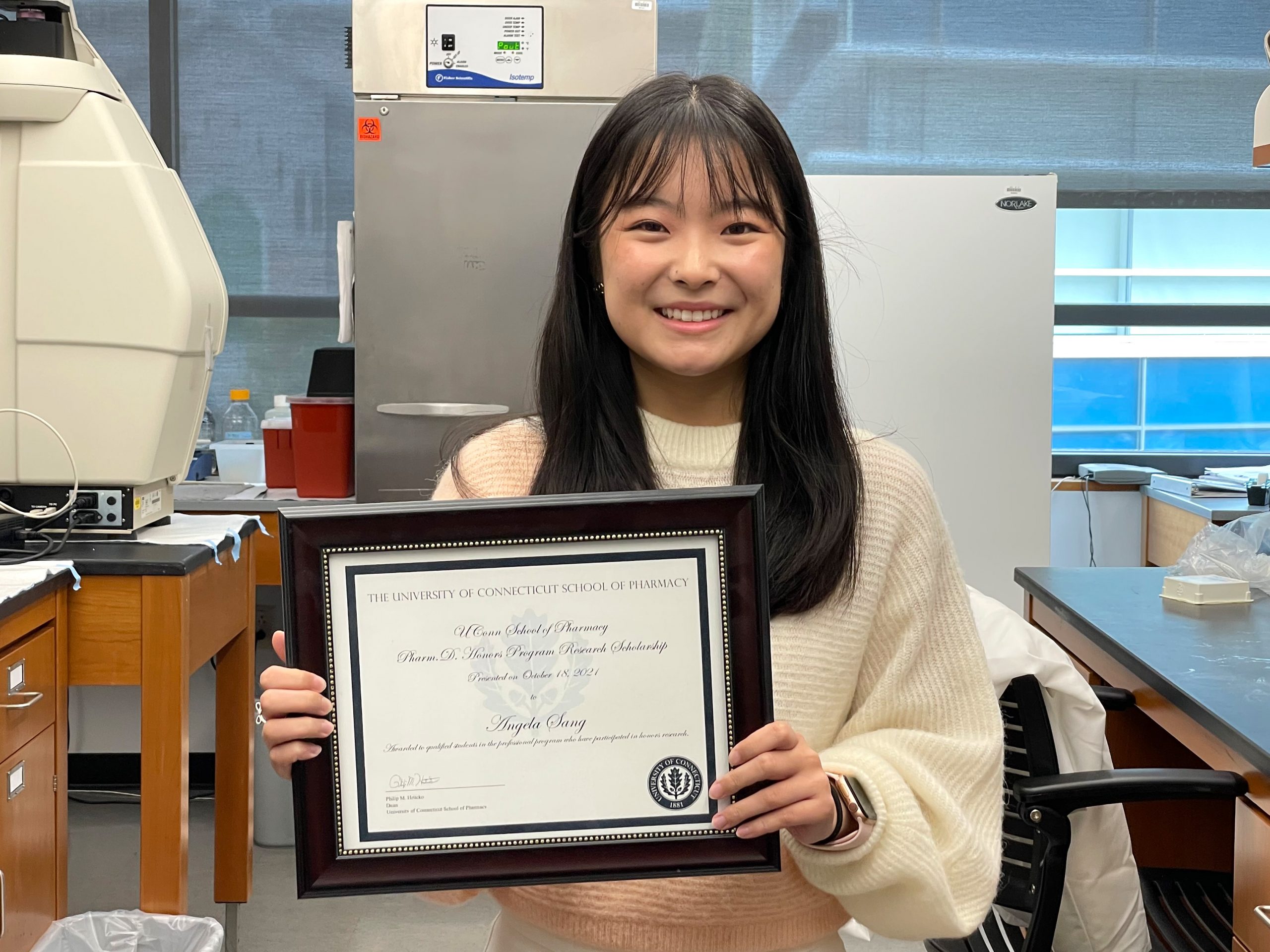 PharmD Honors Program Research Scholarship Award Angela Sang